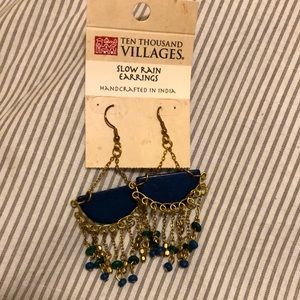 Ten Thousand Villages Slow Rain Earrings